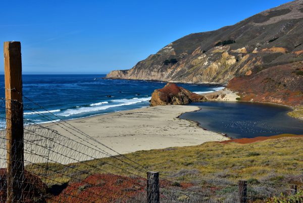 Rare Sandy Beach along Big Sur Coast, California - Encircle Photos