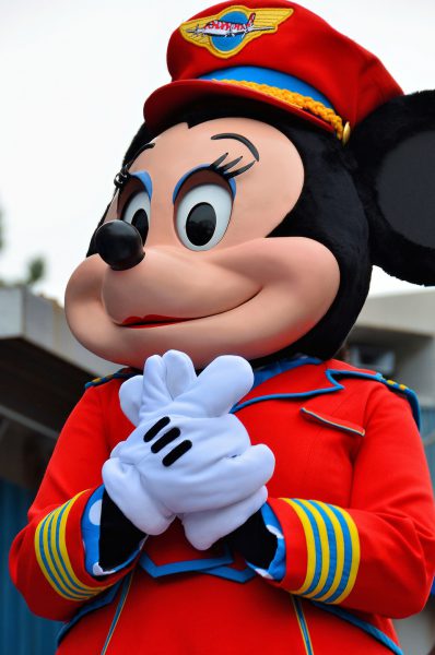 Minnie Mouse as Stewardess at California Adventure in Anaheim, California - Encircle Photos