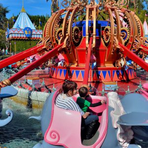 Dumbo the Flying Elephant Ride in Fantasyland at Disneyland in Anaheim, California - Encircle Photos