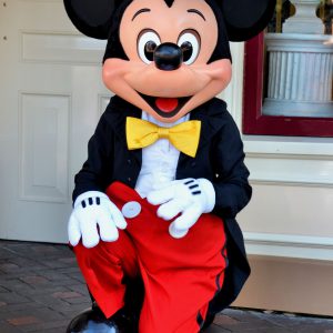 Mickey Mouse Kneeling at Disneyland in Anaheim, California - Encircle Photos