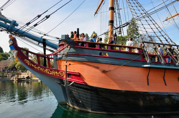 Sailing Ship Columbia in Frontierland at Disneyland in Anaheim, California - Encircle Photos