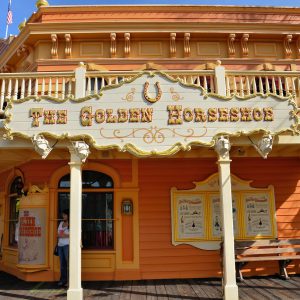 The Golden Horseshoe in Frontierland at Disneyland in Anaheim, California - Encircle Photos