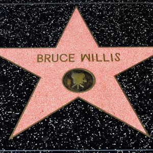 Bruce Willis Star on Hollywood Walk of Fame in Hollywood, California - Encircle Photos