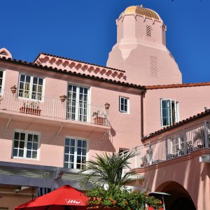 La Valencia Hotel, The Pink Lady, in La Jolla, California - Encircle Photos