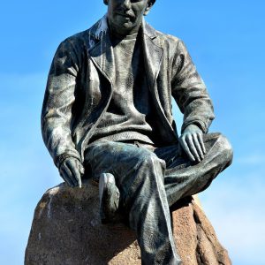 John Steinbeck Statue in Monterey, California - Encircle Photos
