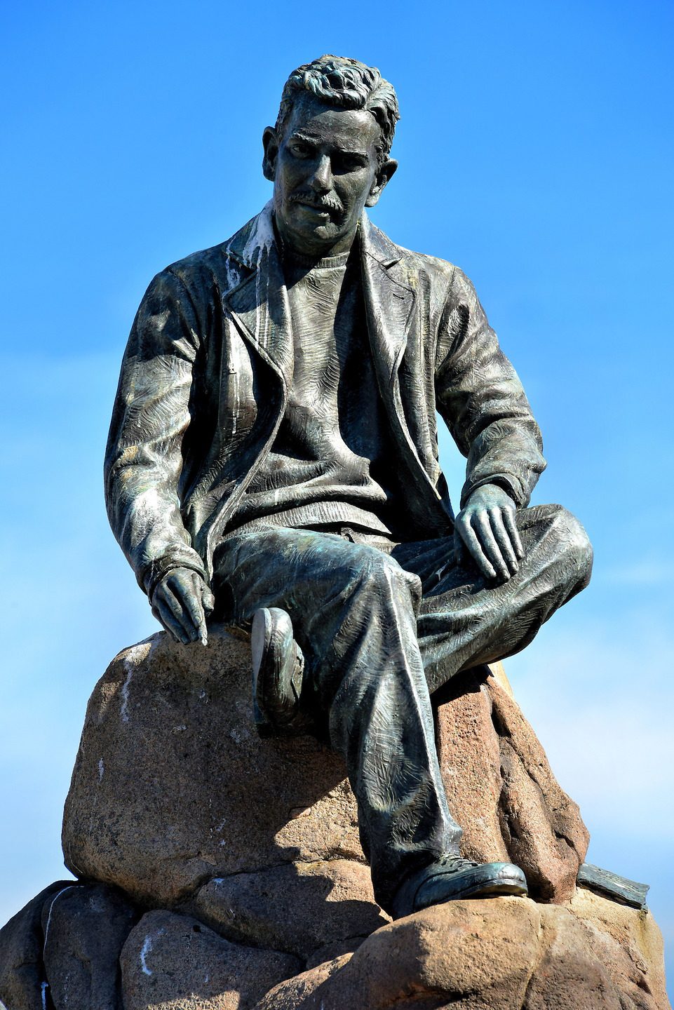 John Steinbeck Statue in Monterey, California - Encircle Photos