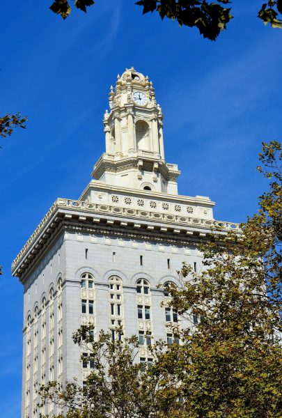 City Hall Clock Tower in Oakland, California - Encircle Photos