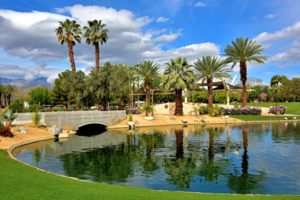 Lakeside Amphitheater at Civic Center Park in Palm Desert, California - Encircle Photos