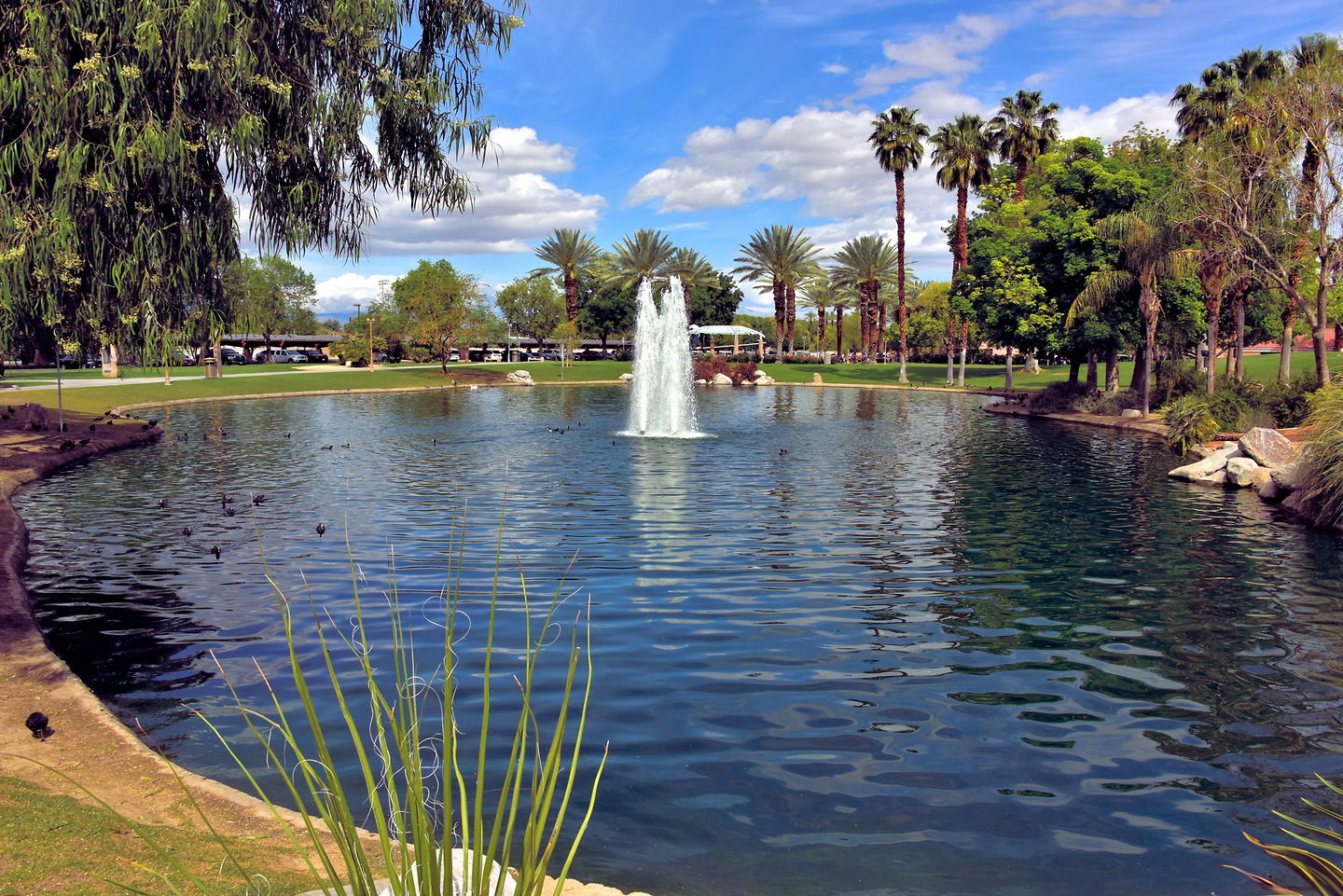 Snyder Lagoon at Civic Center Park in Palm Desert, California