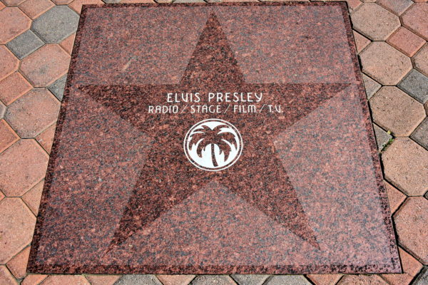 Elvis Presley Star at Walk of Stars in Palm Springs, California - Encircle Photos