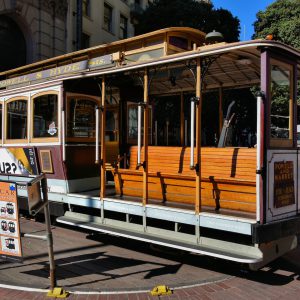 Cable Car on Powell and Market Turntable in San Francisco, California - Encircle Photos