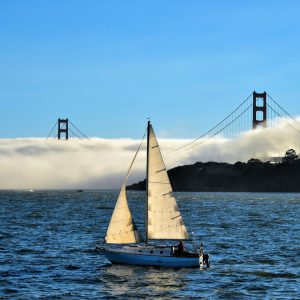 Golden Gate Bridge in Fog in San Francisco, California - Encircle Photos
