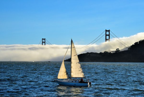 Golden Gate Bridge in Fog in San Francisco, California - Encircle Photos