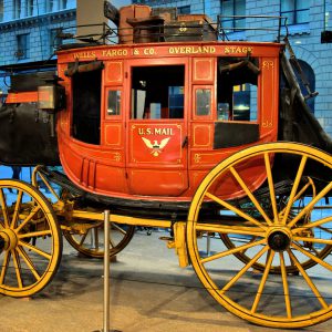 Wells Fargo Museum Stagecoach in San Francisco, California - Encircle Photos