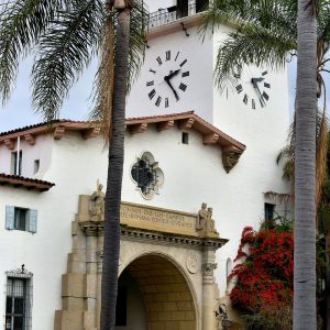 County Courthouse Clock Tower in Santa Barbara, California - Encircle Photos