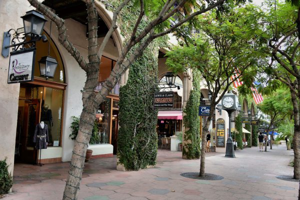 Downtown Lower State Street in Santa Barbara, California - Encircle Photos