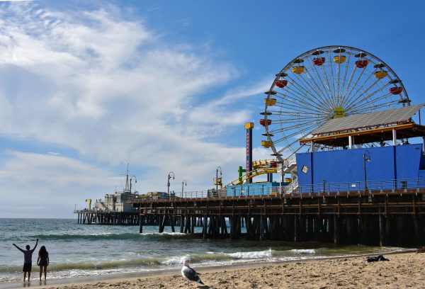 Santa Monica Pier and Beach in Santa Monica, California - Encircle Photos