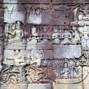 Dancing Apsaras at Bayon in Angkor Archaeological Park, Cambodia - Encircle Photos