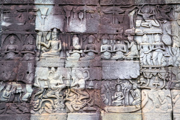 Dancing Apsaras at Bayon in Angkor Archaeological Park, Cambodia - Encircle Photos