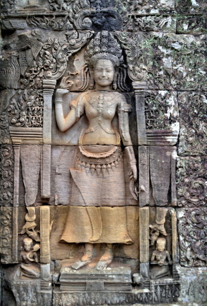 Devata Bas-reliefs at Bayon in Angkor Archaeological Park, Cambodia - Encircle Photos