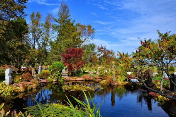 Garden at Dunes Studio Gallery in Brackley Beach, Canada - Encircle Photos