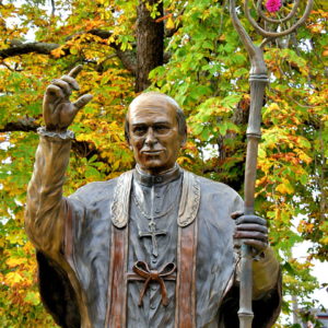 Bishop Angus MacEachern Statue in Charlottetown, Canada - Encircle Photos