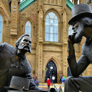 Fathers of Confederation Sculptures in Charlottetown, Canada - Encircle Photos