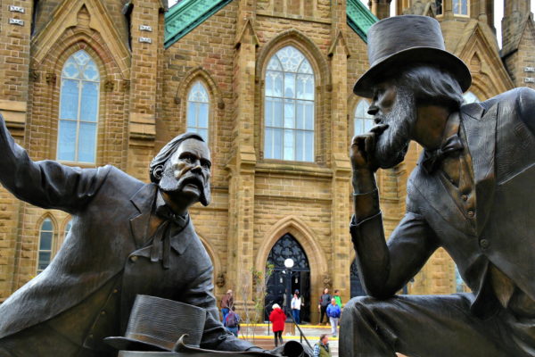 Fathers of Confederation Sculptures in Charlottetown, Canada - Encircle Photos