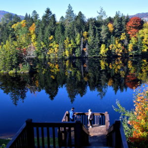 Viewing Platform on Glynmill Pond in Corner Brook, Canada - Encircle Photos
