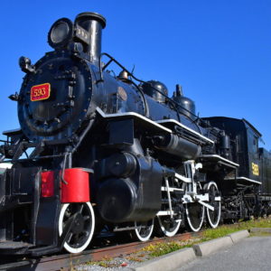 Steam Locomotive No. 593 in Corner Brook, Canada - Encircle Photos