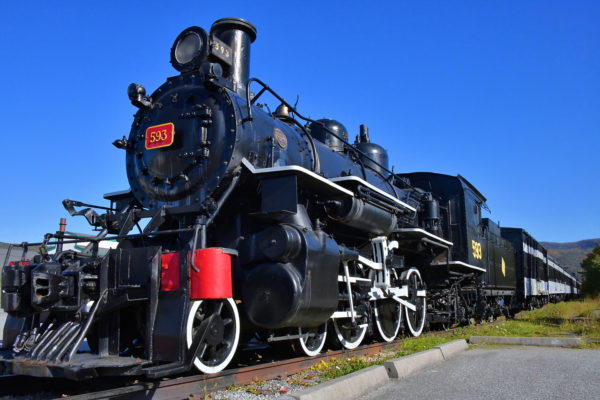 Steam Locomotive No. 593 in Corner Brook, Canada - Encircle Photos