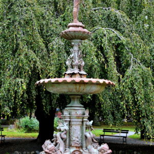 Boer War Memorial Fountain at Public Gardens in Halifax, Canada - Encircle Photos