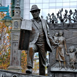 The Emigrant Sculpture at Waterfront in Halifax, Canada - Encircle Photos