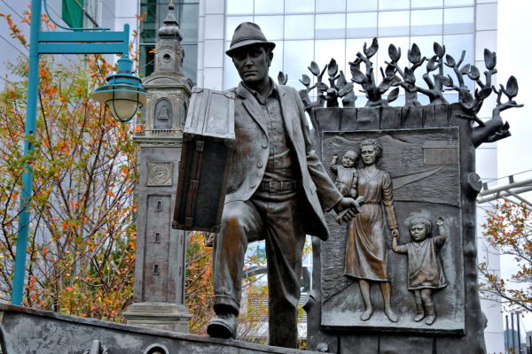 The Emigrant Sculpture at Waterfront in Halifax, Canada - Encircle Photos