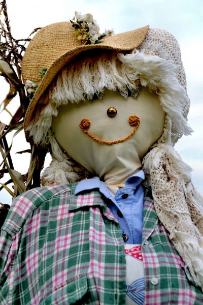 Scarecrow at Annual Great Scarecrow Festival in Mahone Bay, Canada - Encircle Photos