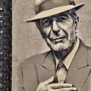Leonard Cohen Mural in Montreal, Canada - Encircle Photos