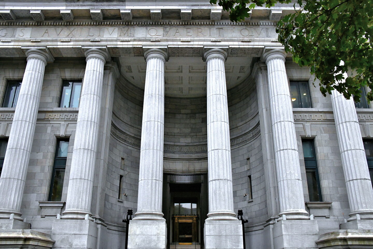 Ernest Cormier Building on NotreDame Street in Montreal, Canada