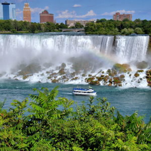 United States Side Falls Seen from Niagara Falls, Canada - Encircle Photos