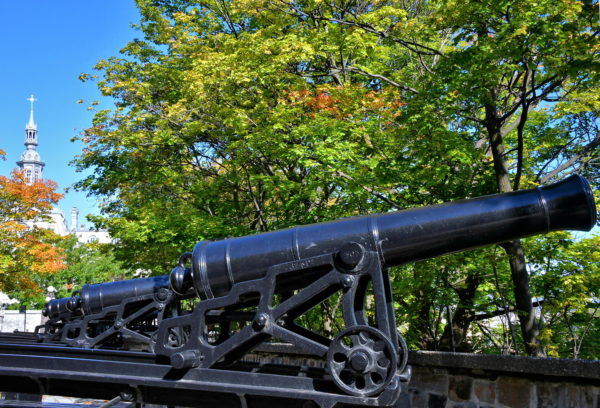 Cannons at Montmorency Park in Old Québec City, Canada - Encircle Photos