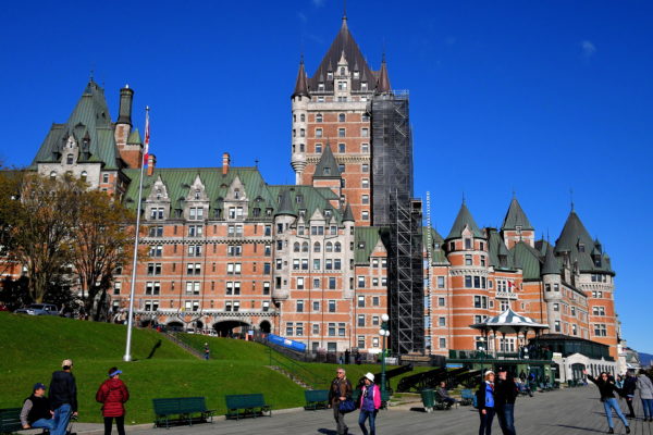 Château Frontenac on Dufferin Terrace in Old Québec City, Canada - Encircle Photos