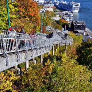 Descending Governors’ Promenade in Old Québec City, Canada - Encircle Photos