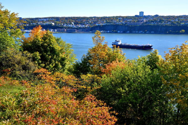 Saint Lawrence River from Governors’ Promenade in Old Québec City, Canada - Encircle Photos