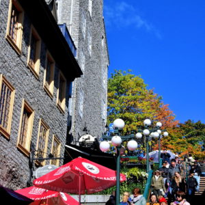 Breakneck Stairs in Quartier Petit Champlain in Old Québec City, Canada - Encircle Photos