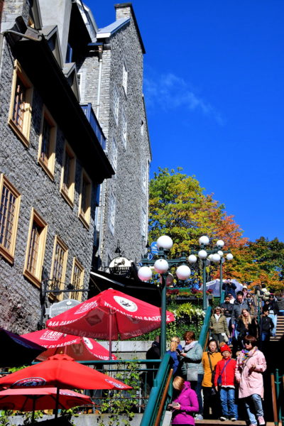 Breakneck Stairs in Quartier Petit Champlain in Old Québec City, Canada - Encircle Photos