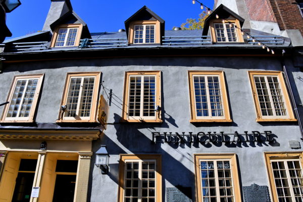Funicular in Quartier Petit Champlain in Old Québec City, Canada - Encircle Photos
