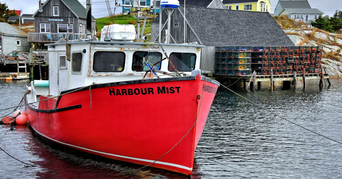 Cape Islander Boat in Peggy's Cove, Canada Encircle Photos