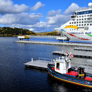 Cruise Ship Docked at La Baie, Saguenay, Canada - Encircle Photos