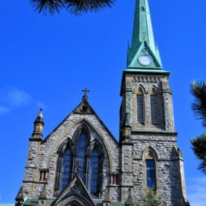Trinity Anglican Church facing Germain Street in Saint John, Canada - Encircle Photos