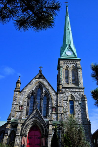 Trinity Anglican Church facing Germain Street in Saint John, Canada - Encircle Photos