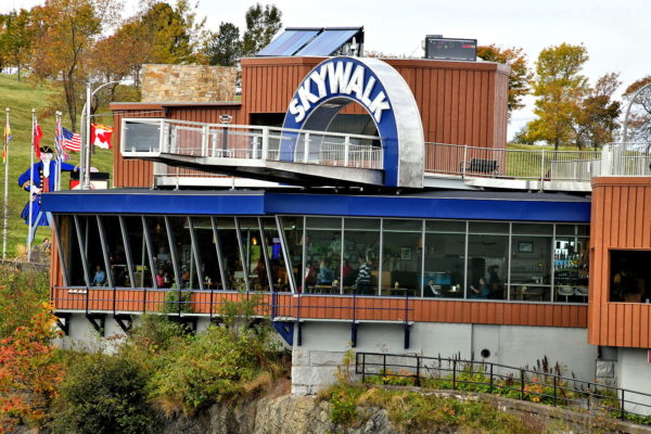 Skywalk overlooking Reversing Falls in Saint John, Canada - Encircle Photos
